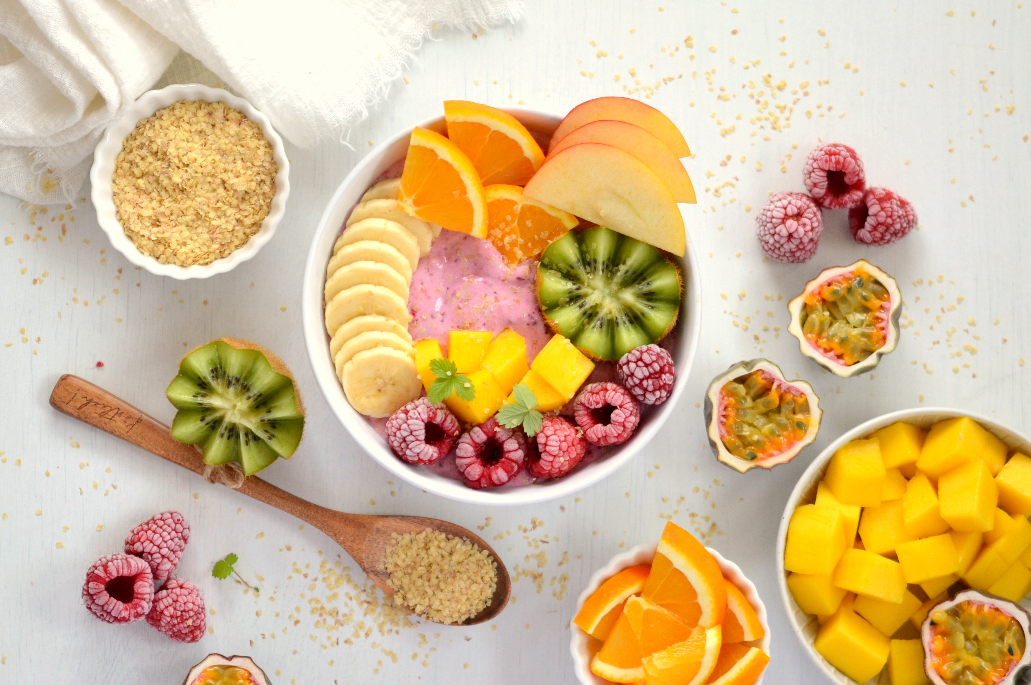 Bild zu Smoothie Bowl mit Bio-Weizenkeimen