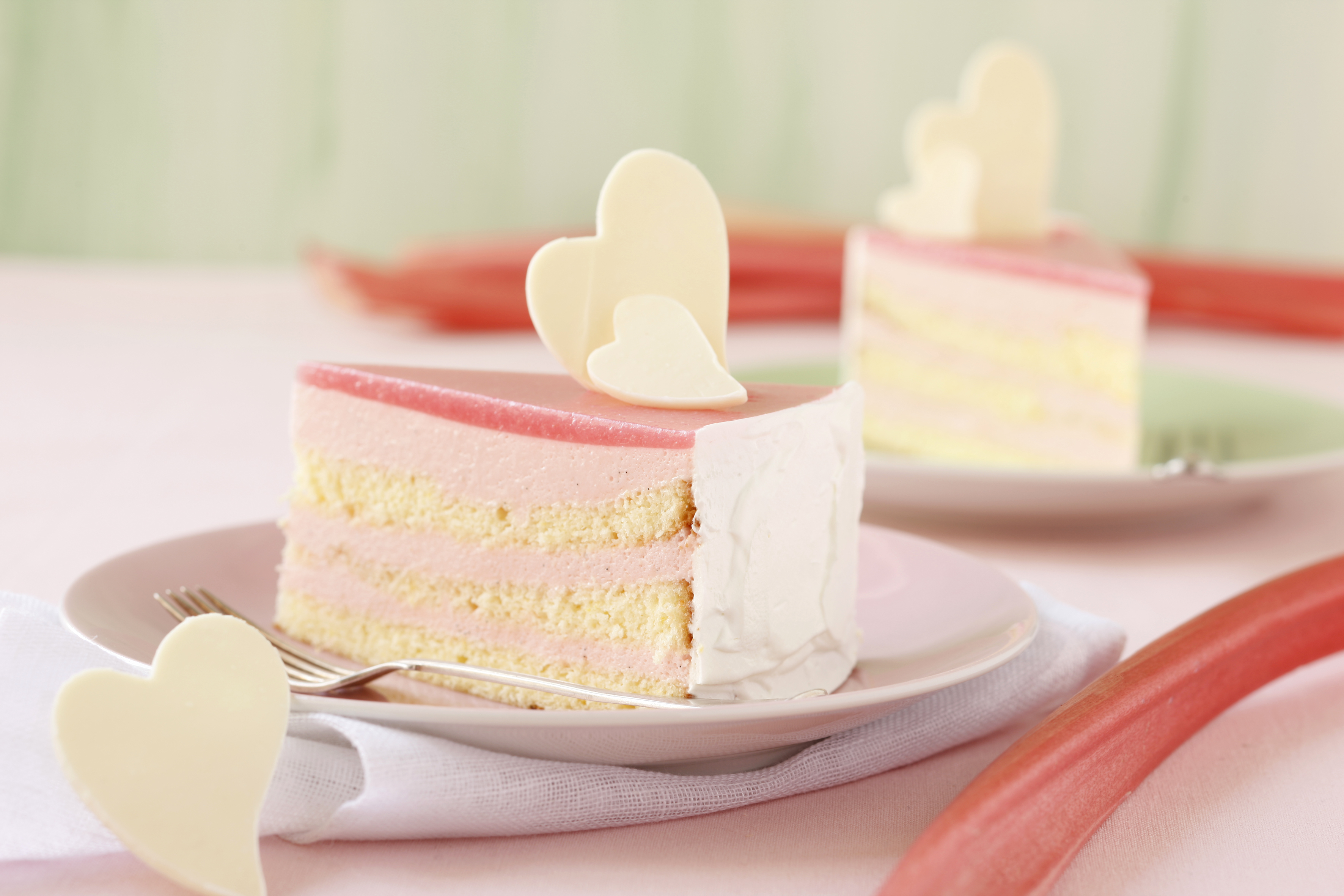 Bild zu Rhabarbertorte (Muttertagstorte)