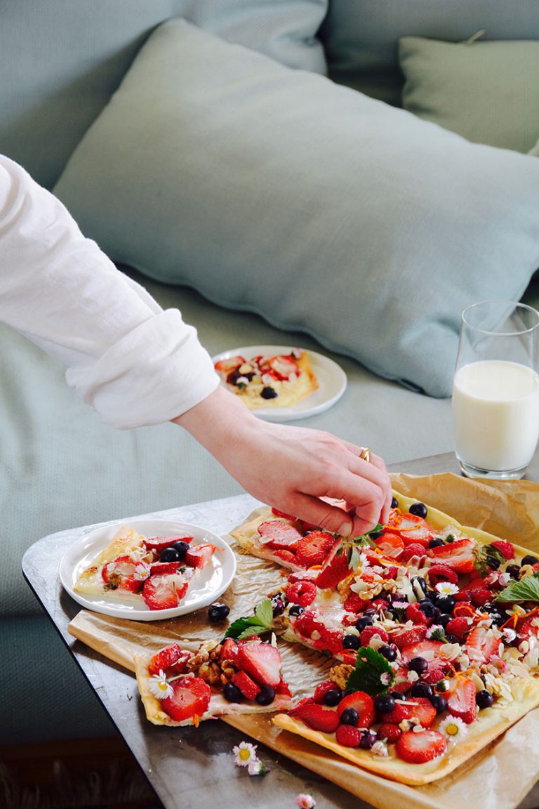 Beeriger Flammkuchen Rezept | Fini´s Feinstes