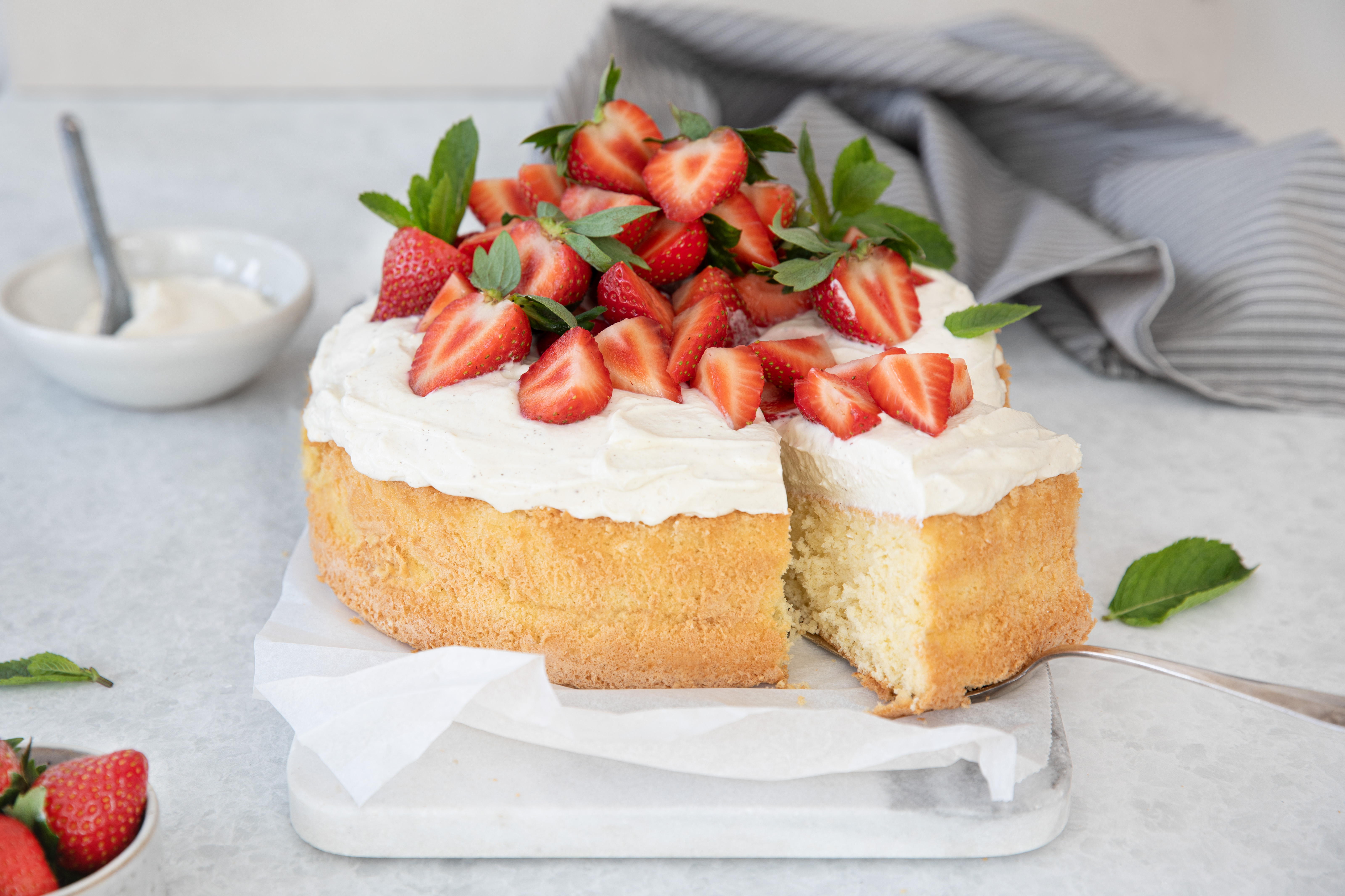 Bild zu Erdbeertorte glutenfrei