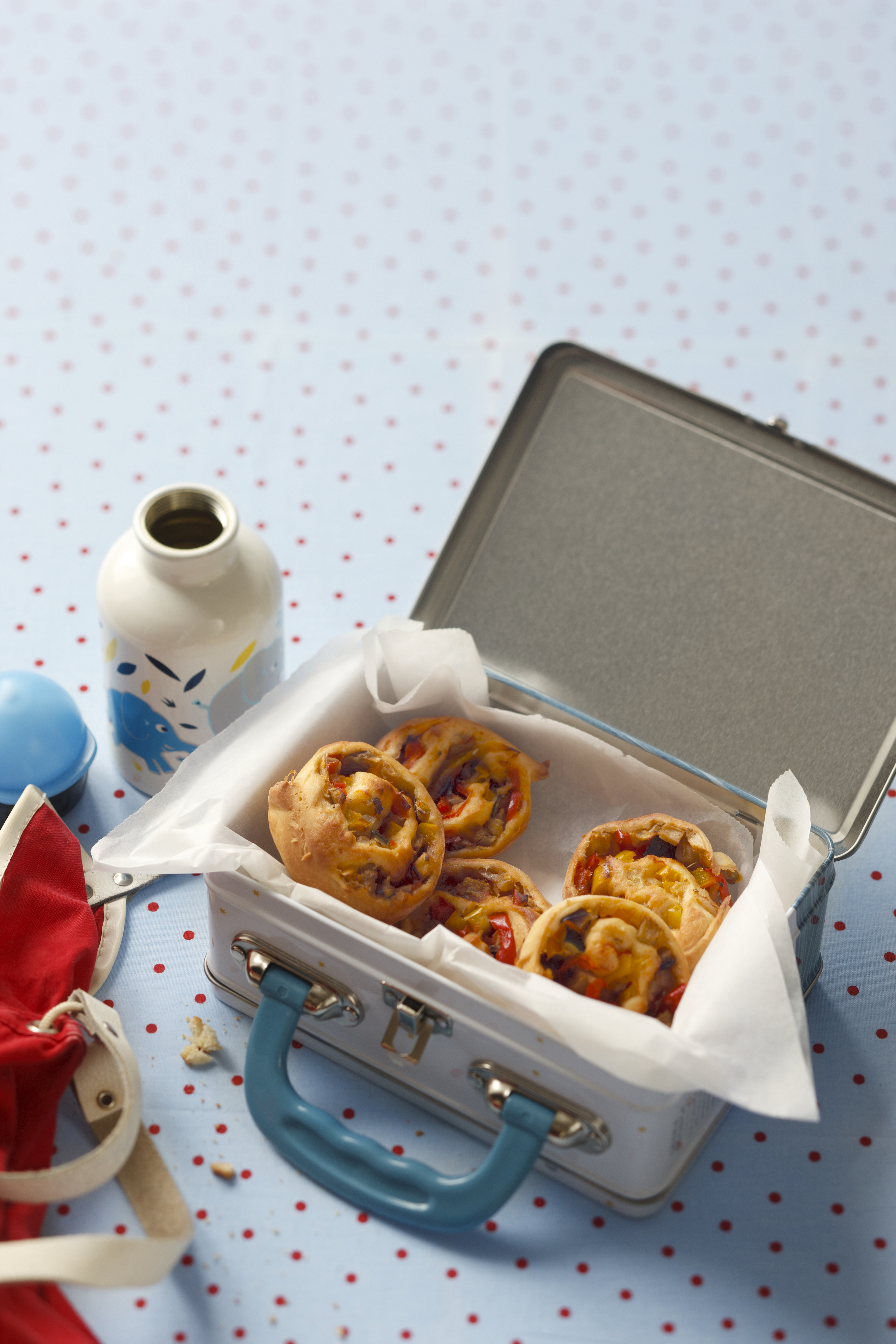 Bild zu Vegane Gemüse-Pizzaschnecken