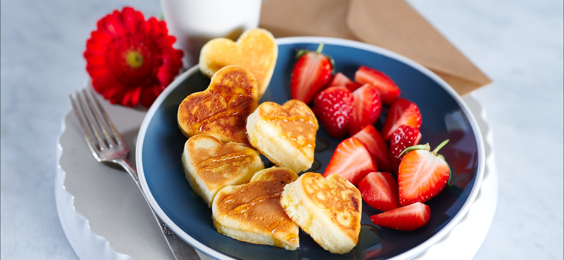 Bild zu Herzchen Pancakes