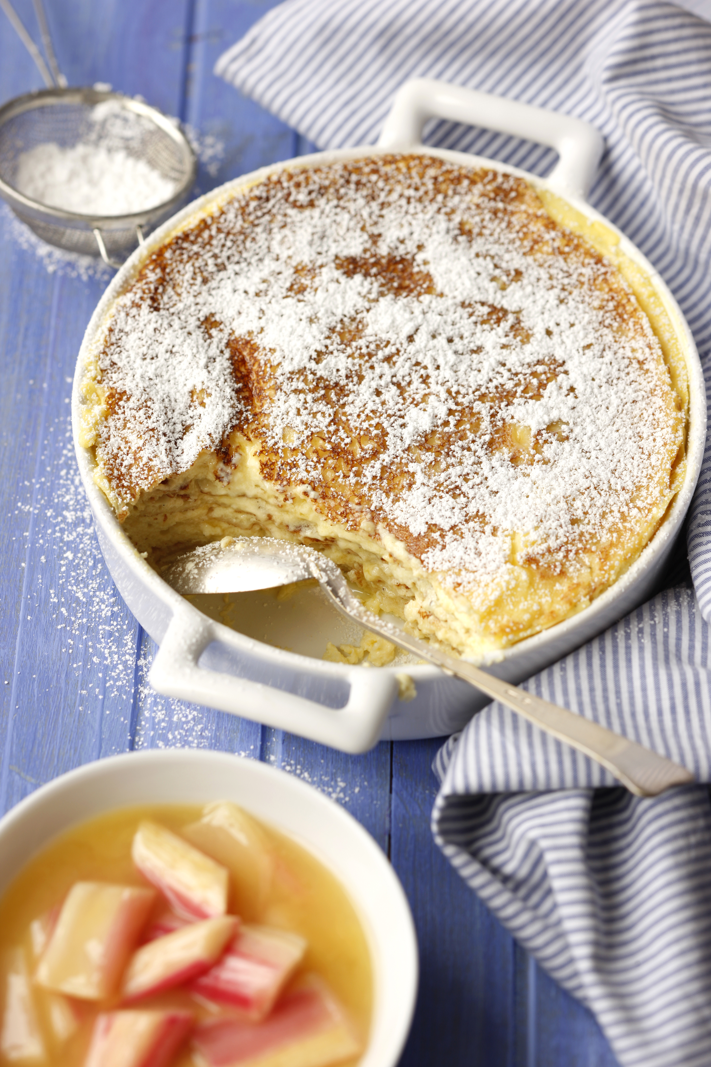Bild zu Palatschinkenauflauf mit Topfenfülle