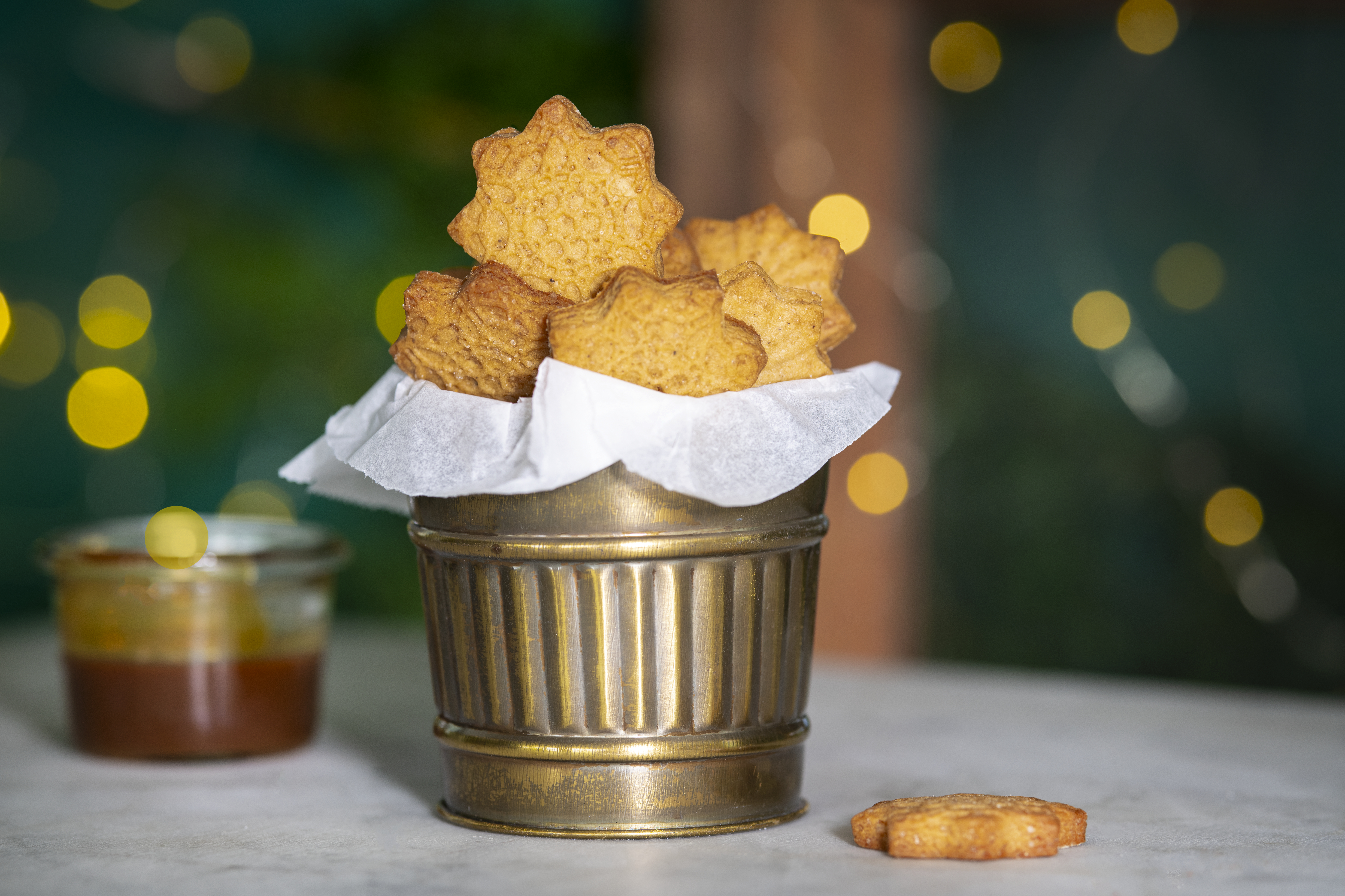 Bild zu Karamell-Stern Kekse