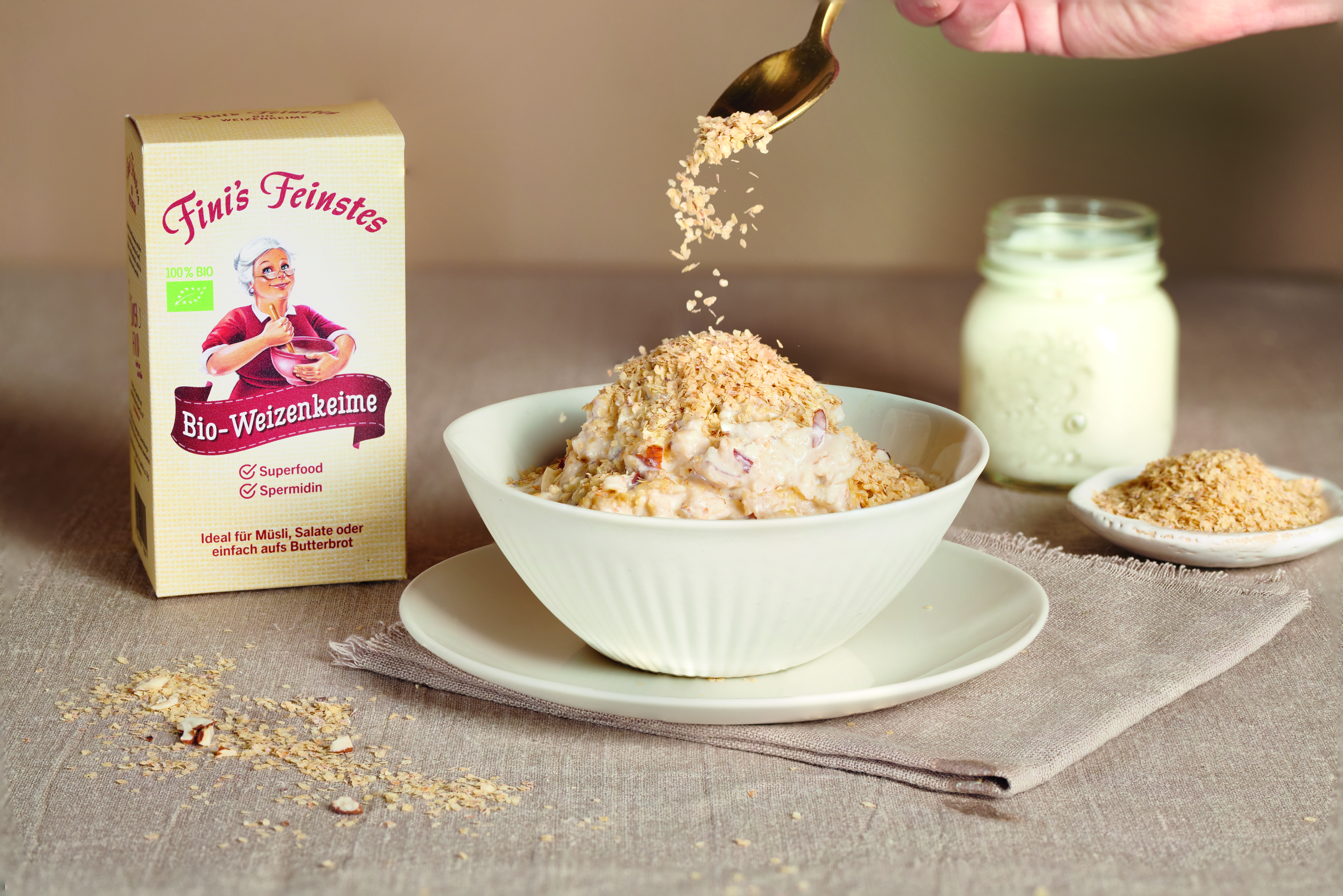 Müsli mit Bio-Weizenkeimen Rezept | Fini´s Feinstes