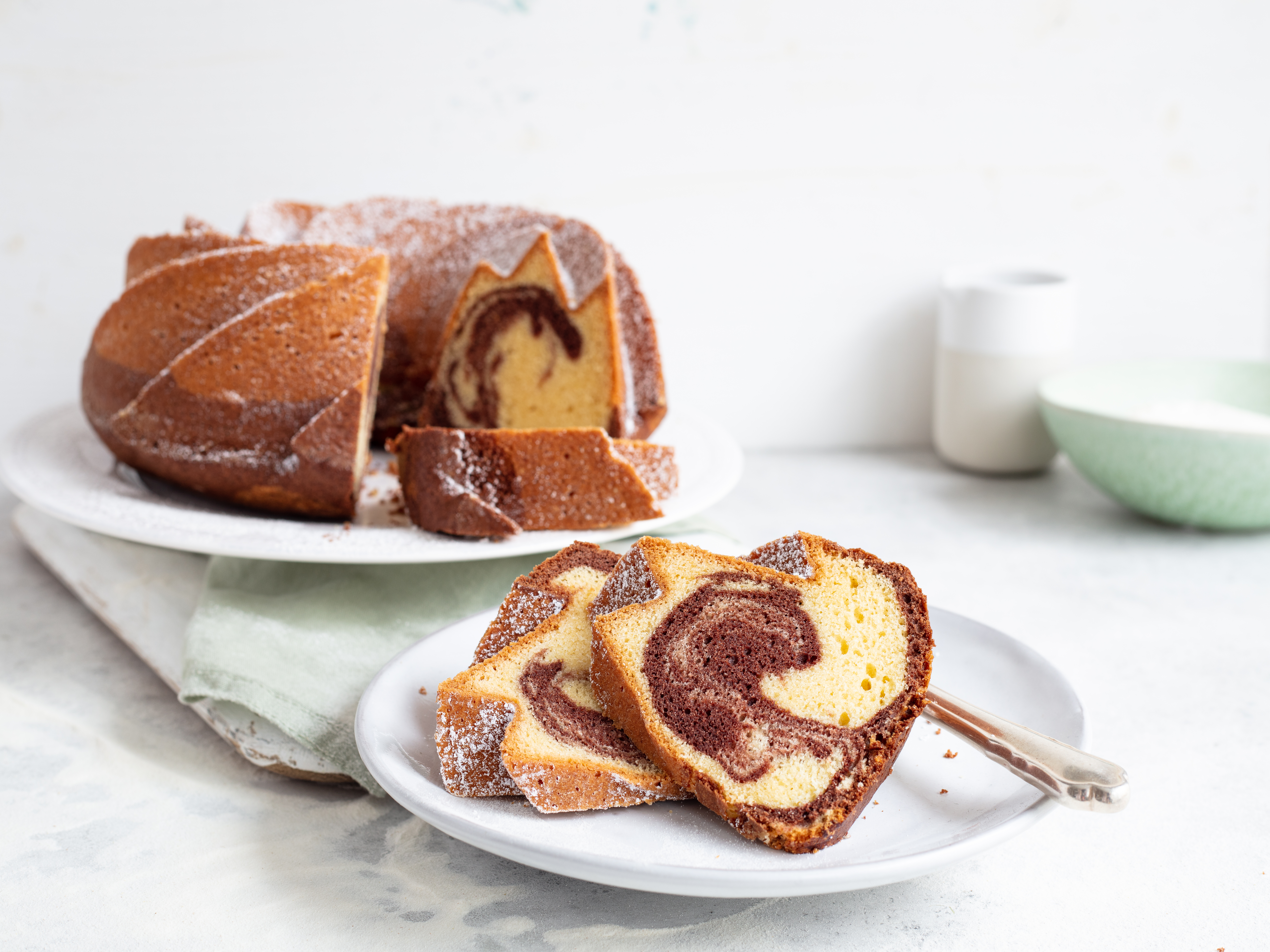 Bild zu Marmorgugelhupf glutenfrei