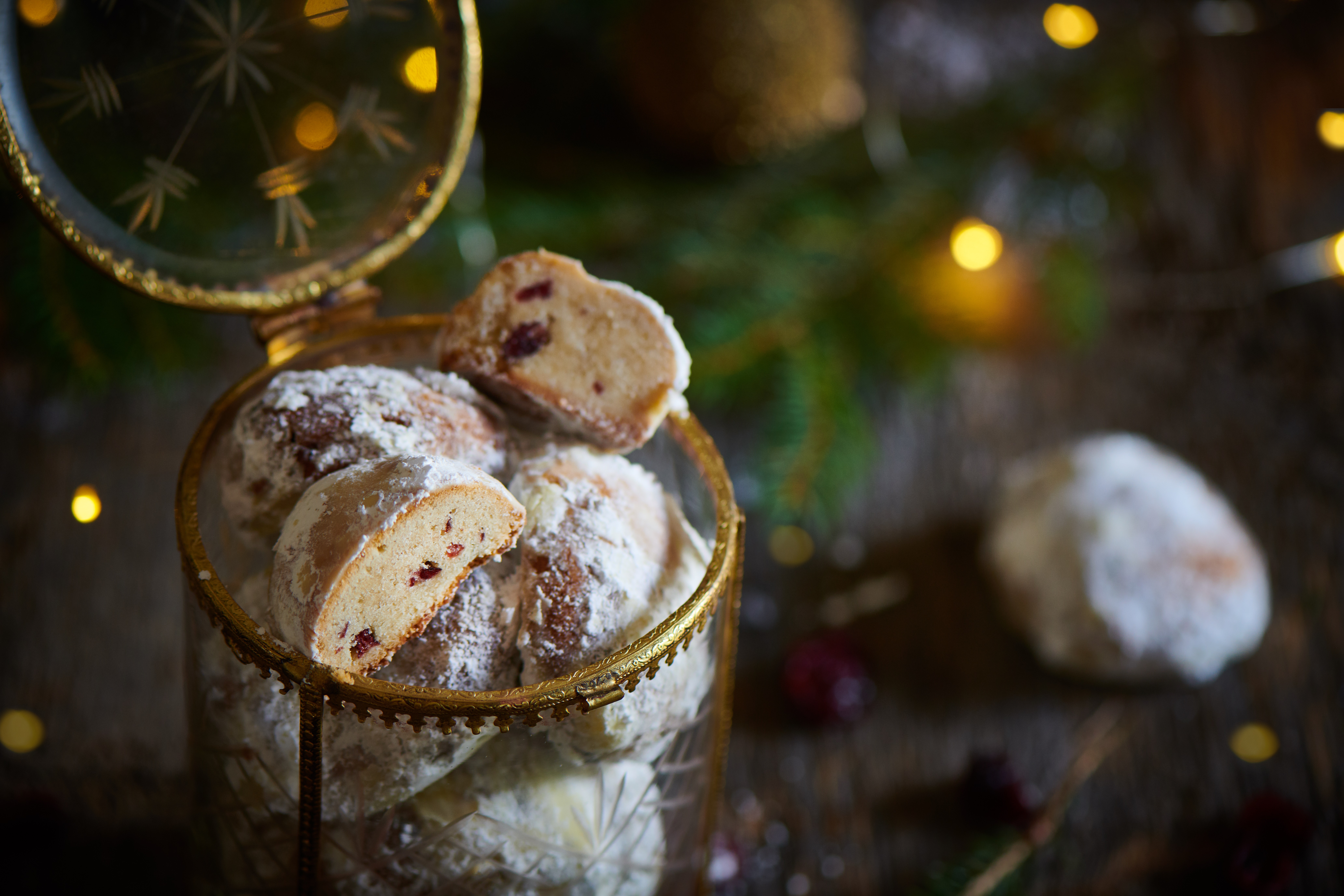 Bild zu Mini-Stollen mit Cranberries und Marzipan