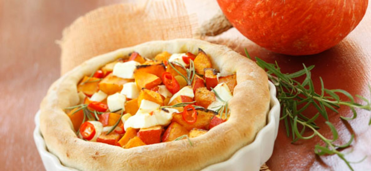 Bild zu Pikante Kürbistarte