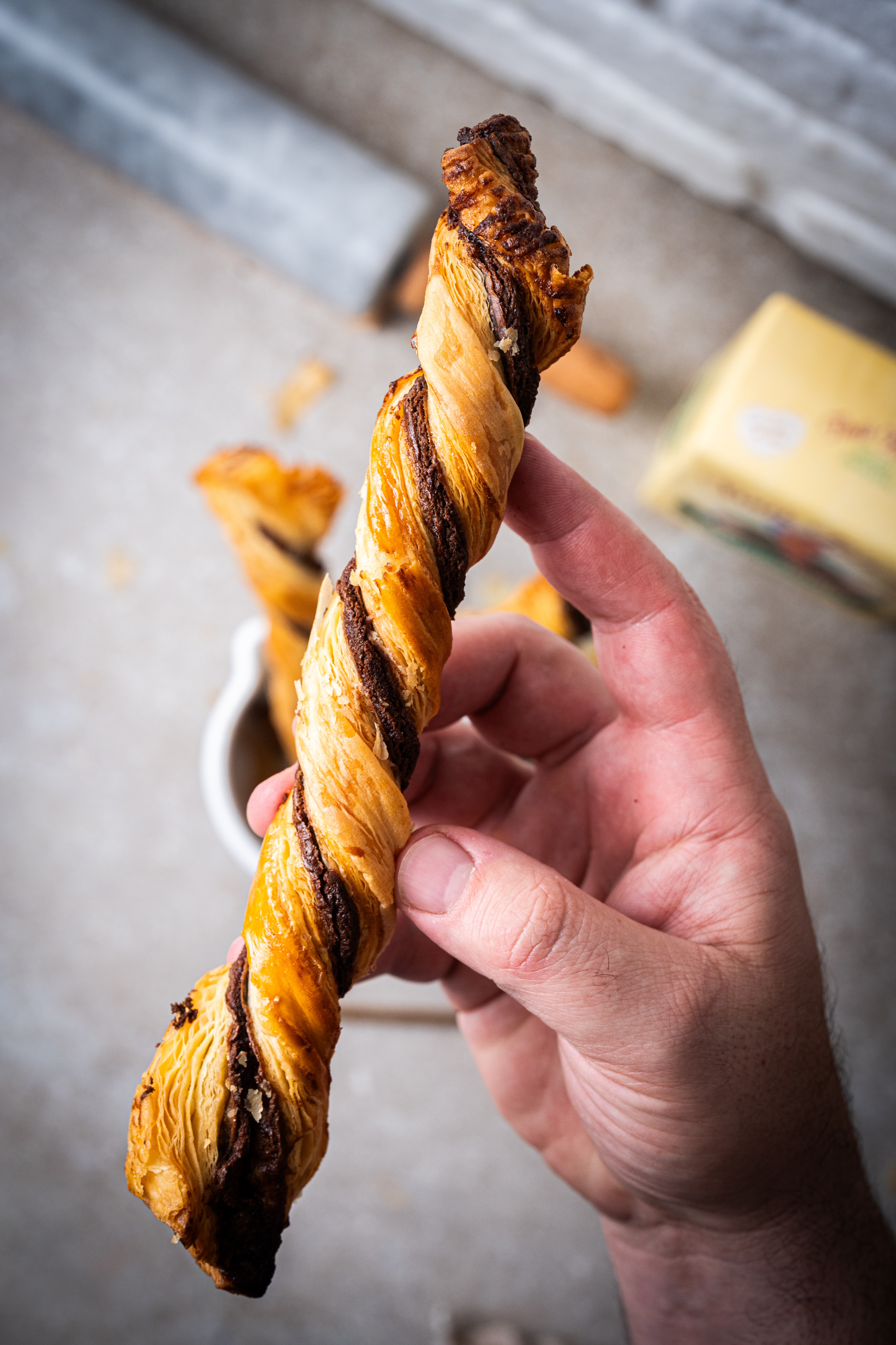 Bild zu Nuss Nougat Stangerl