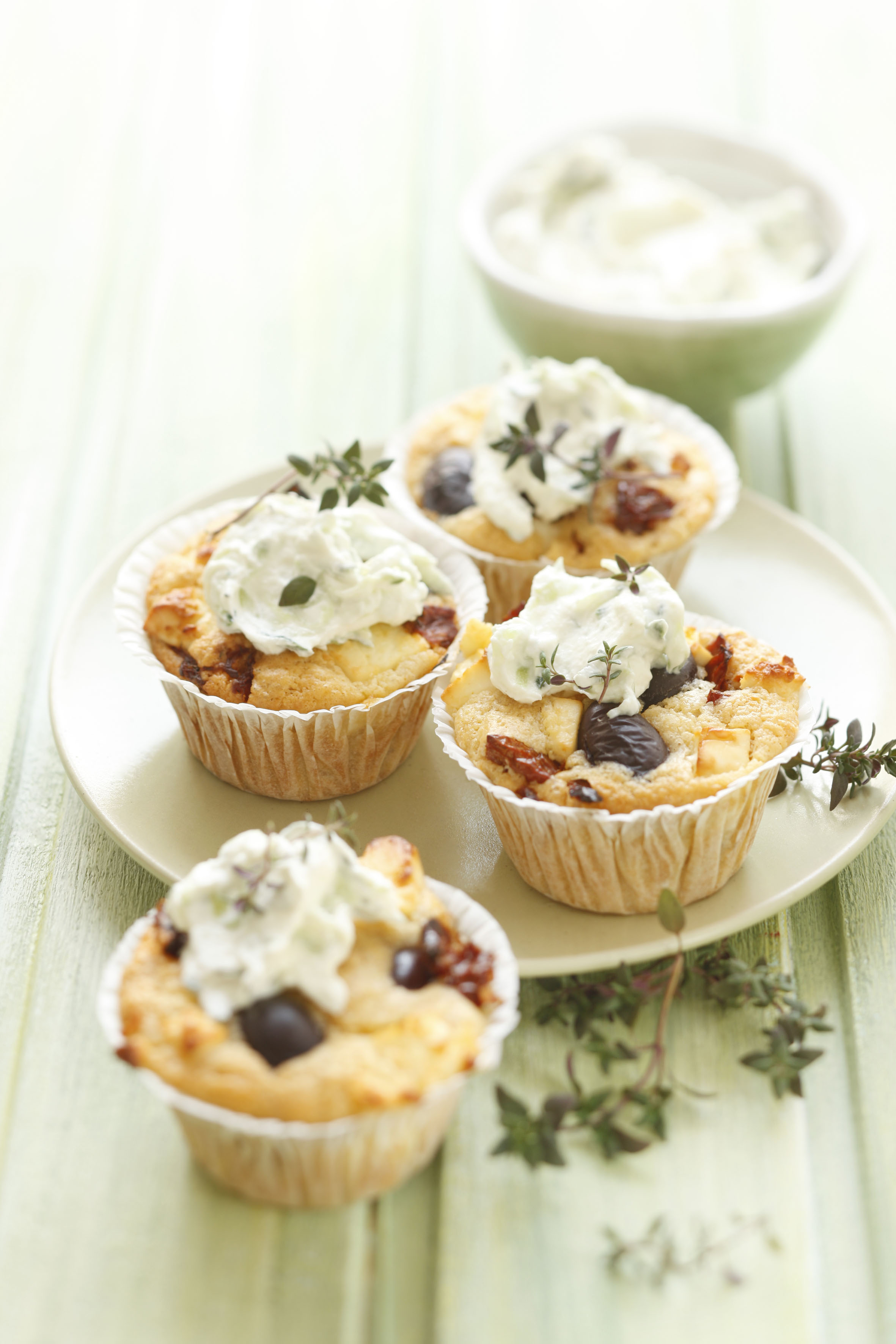 Schafskäse-Oliven-Muffins Rezept | Fini´s Feinstes