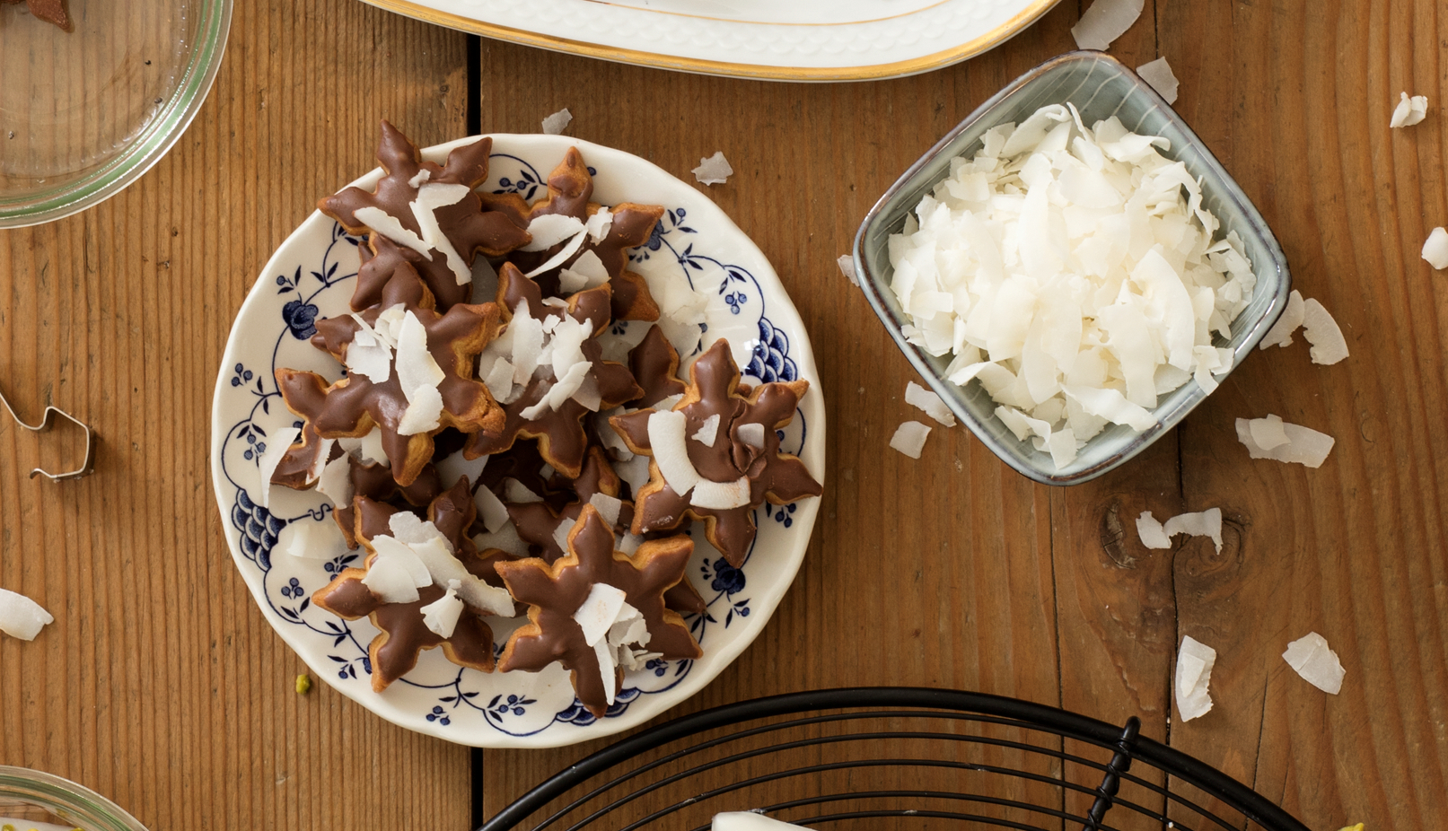 Bild zu Kokos-Schoko-Kekse