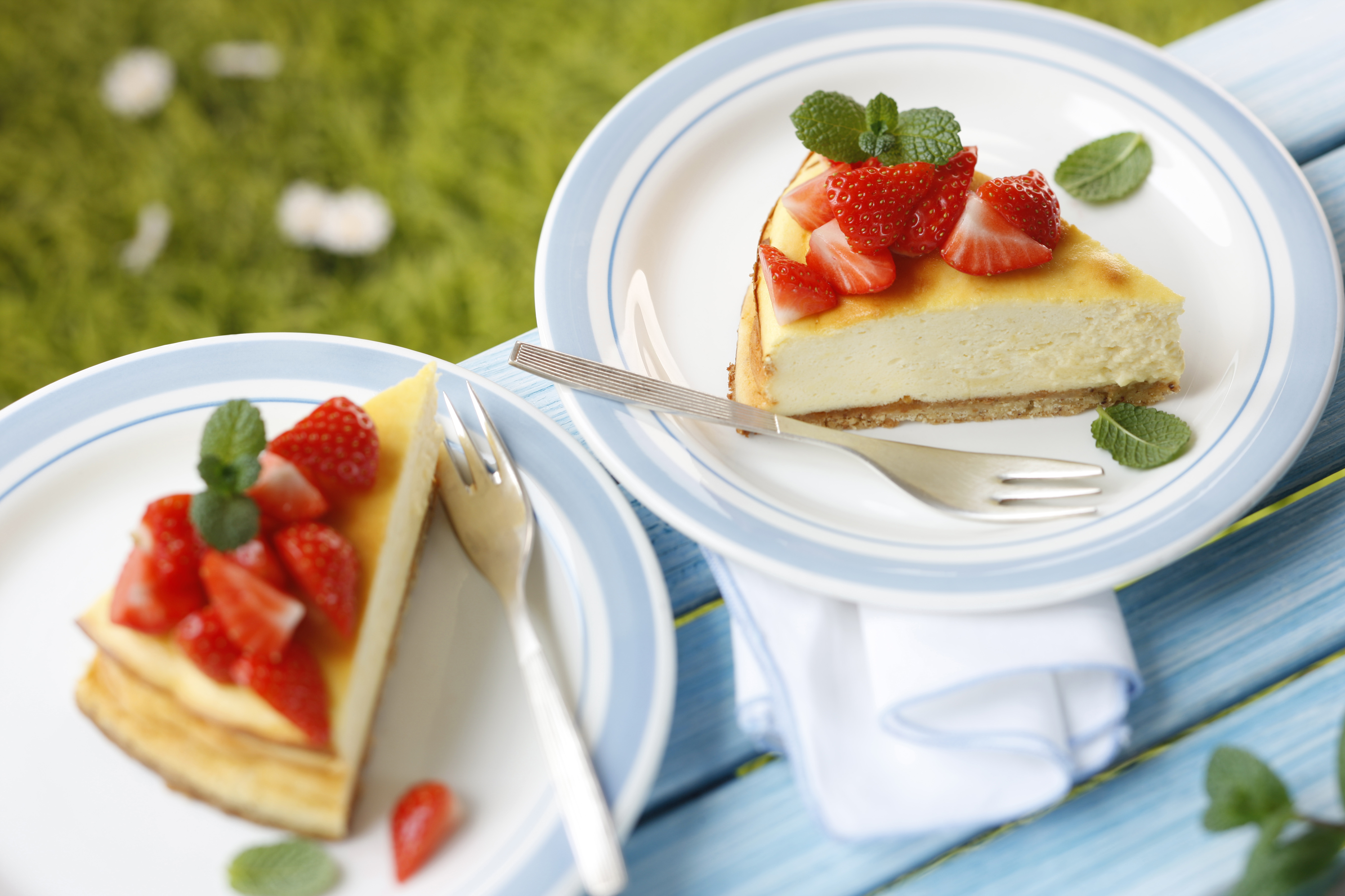 Bild zu Gebackene Topfentorte