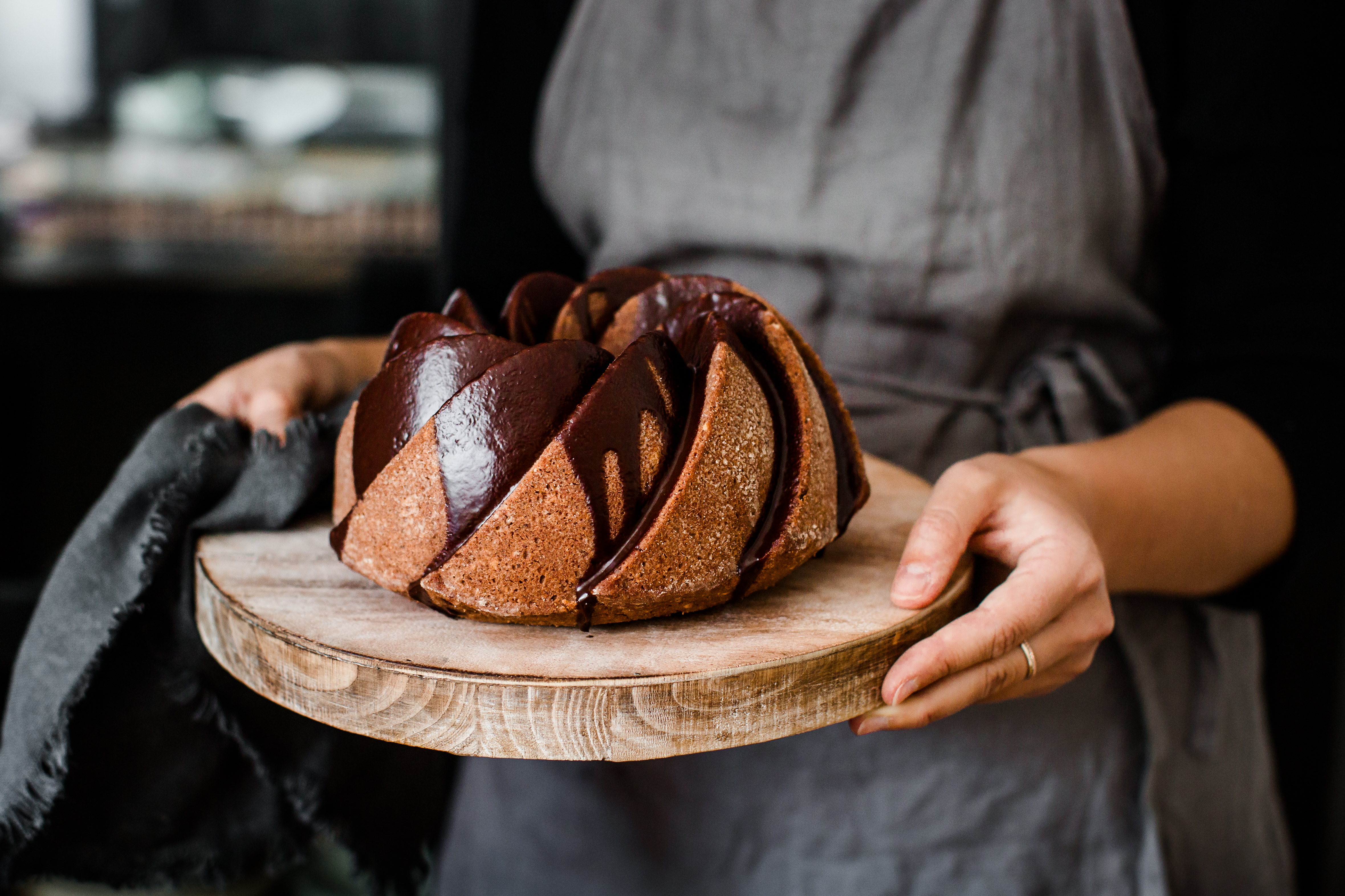 Mit Schokolade Backen