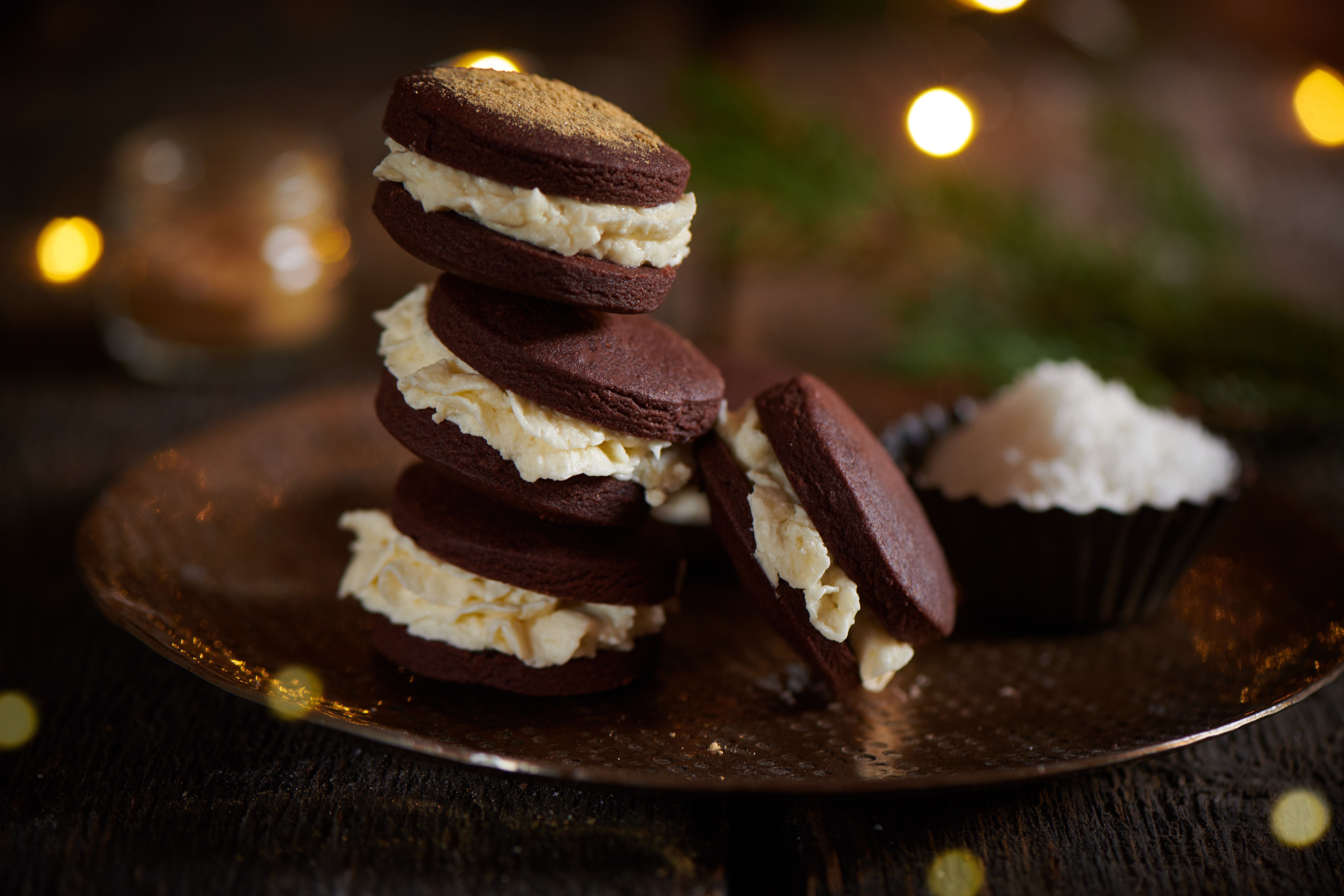 Bild zu Schokotaler mit Weißer-Schoko-Kokoscreme