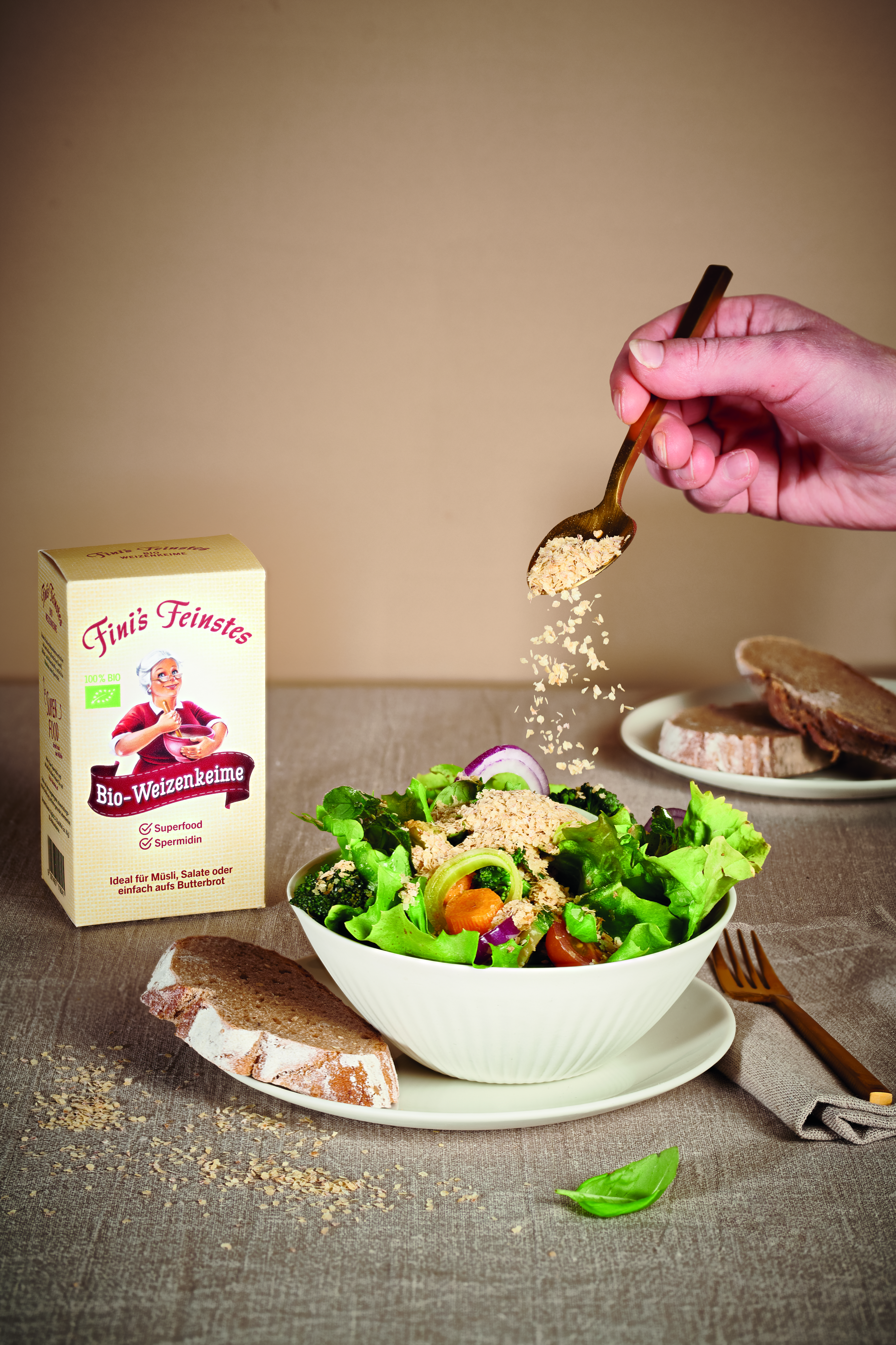 Bunter Salat mit Bio-Weizenkeimen Rezept | Fini´s Feinstes