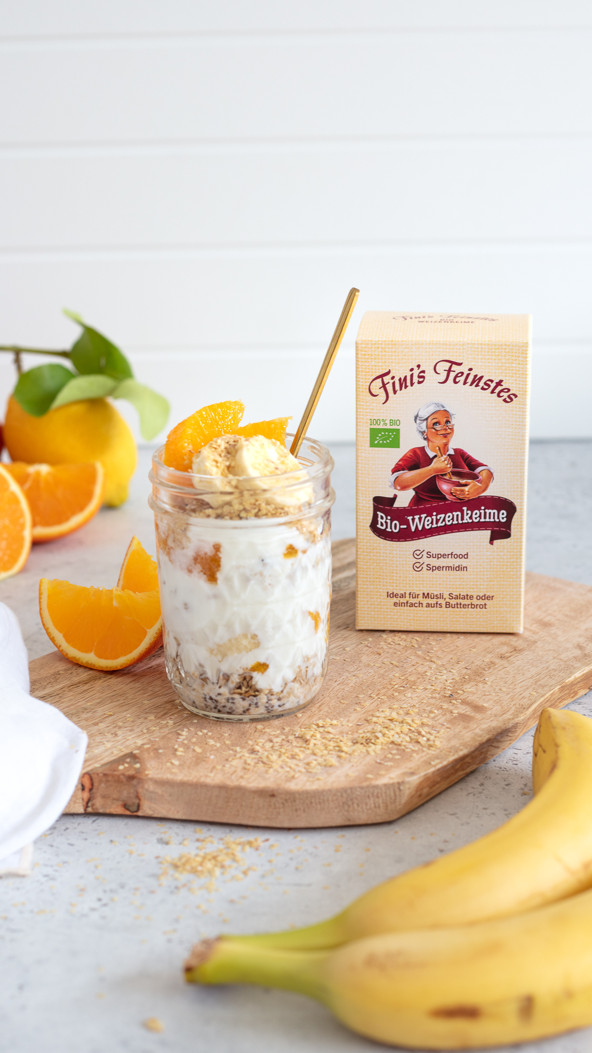 Joghurt mit Bio-Weizenkeimen Rezept | Fini´s Feinstes