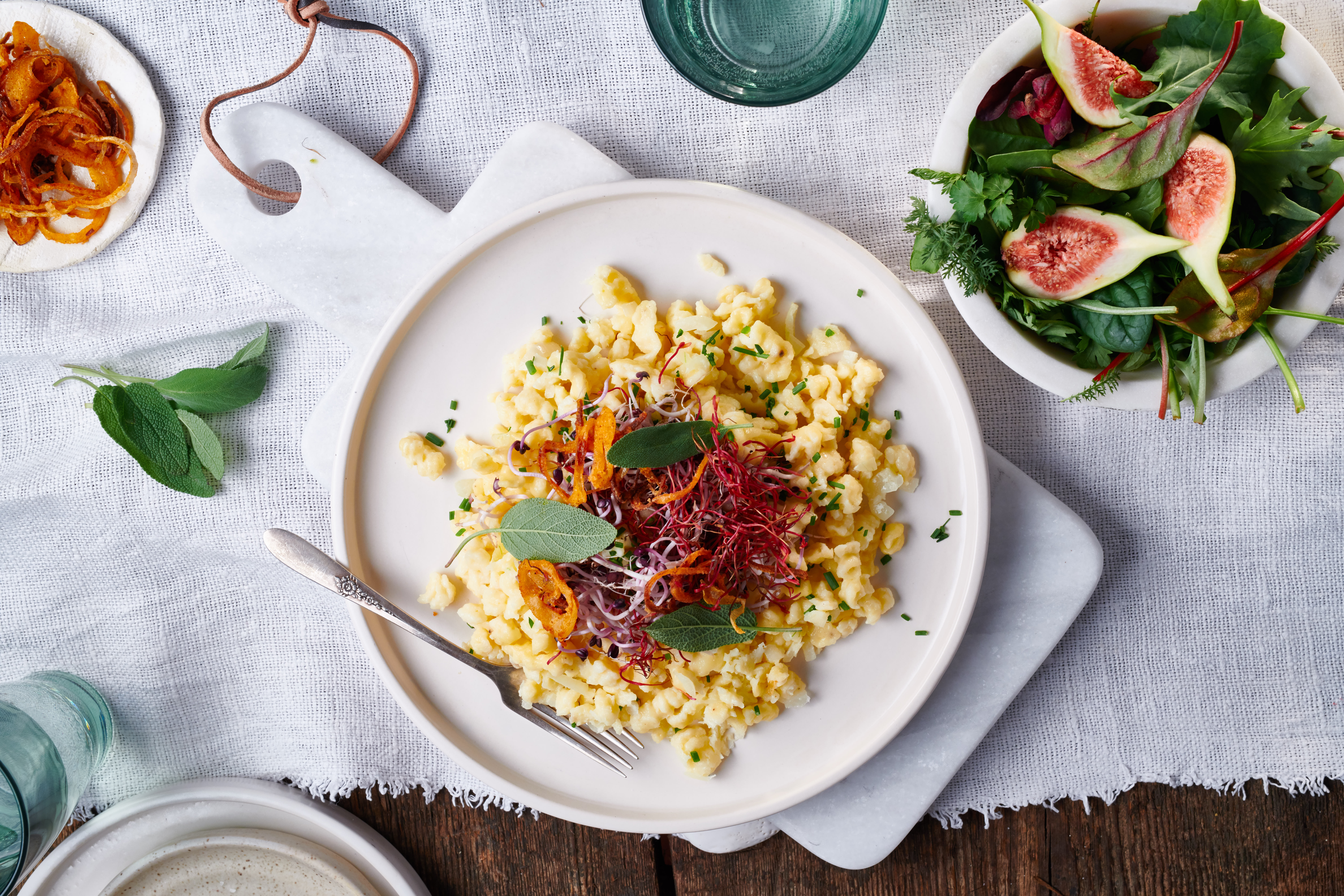Bild zu Käsespätzle mit Röstzwiebeln