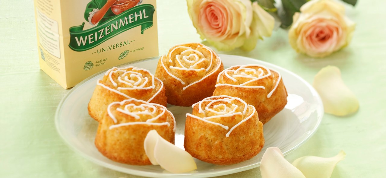 Bild zu Rosen-Törtchen