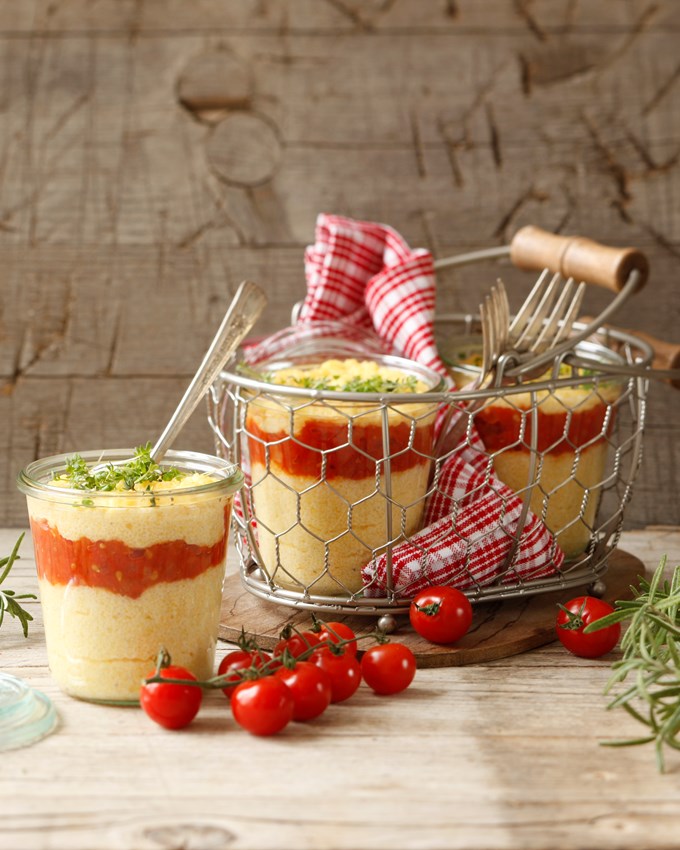 Bild zu Cremige Polenta mit Tomatenragout