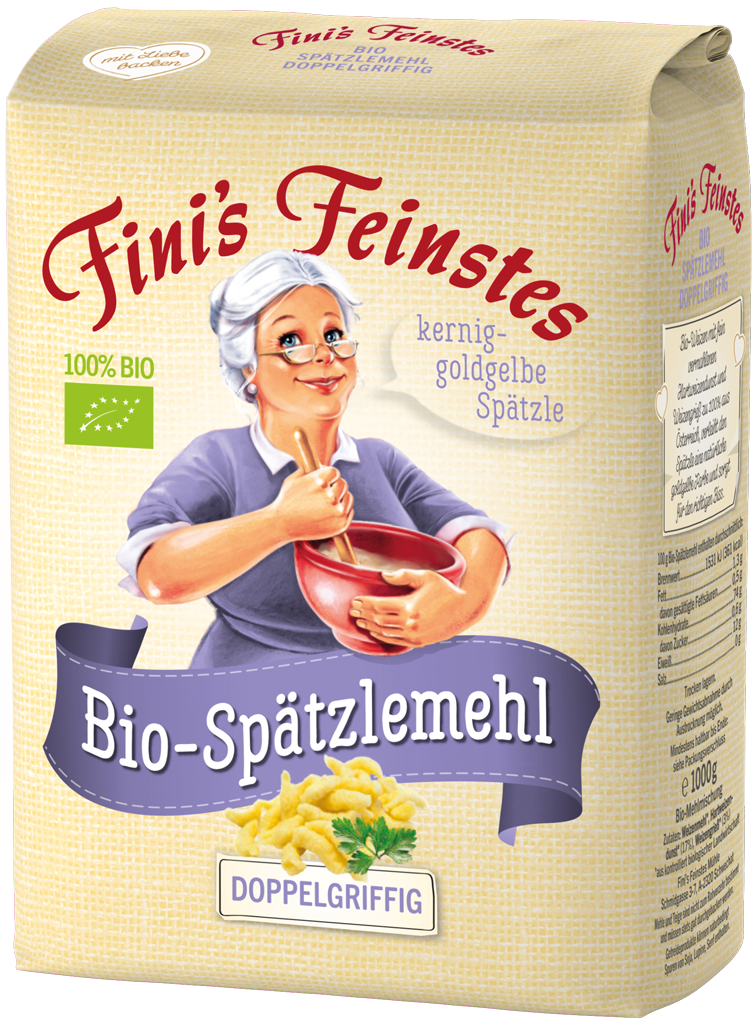Bild zu Fini’s Feinstes Bio-Spätzlemehl