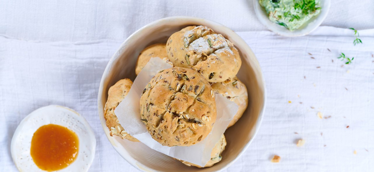 Bild zu Ruck-Zuck-Weckerl mit Körnern