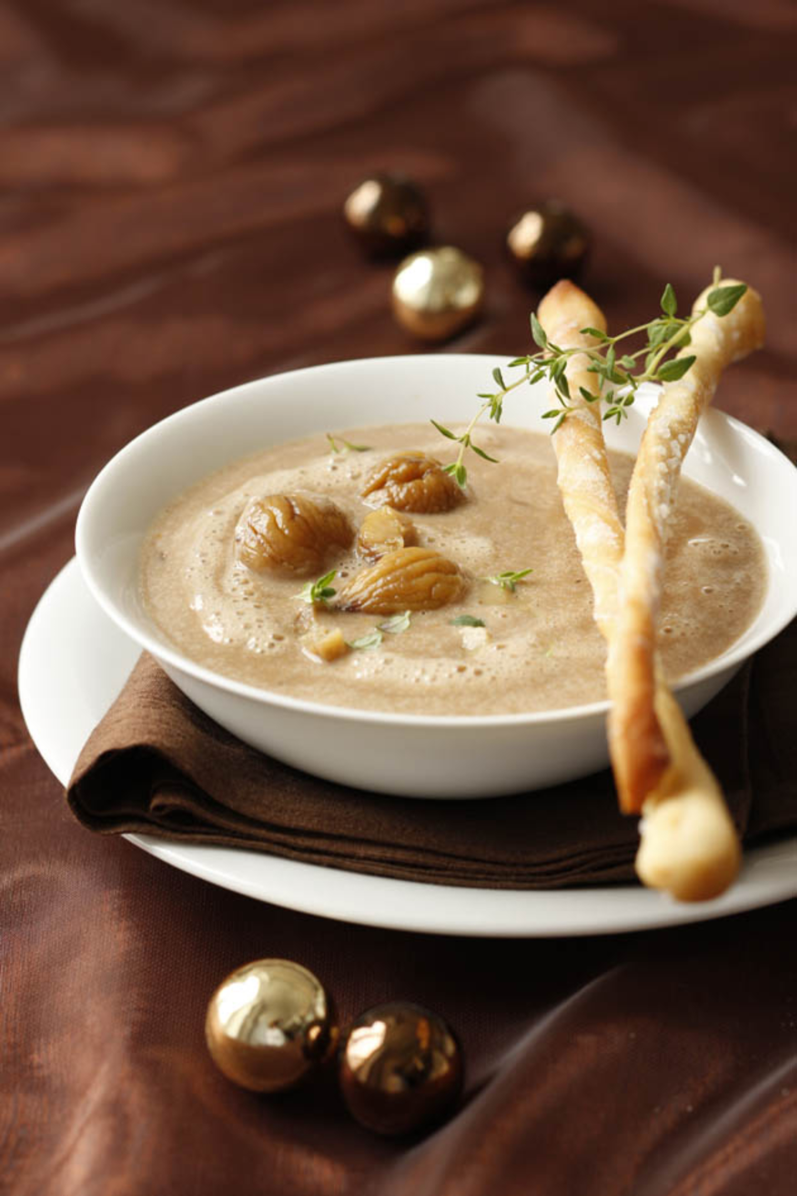 Bild zu Maronischaumsuppe mit Grissini