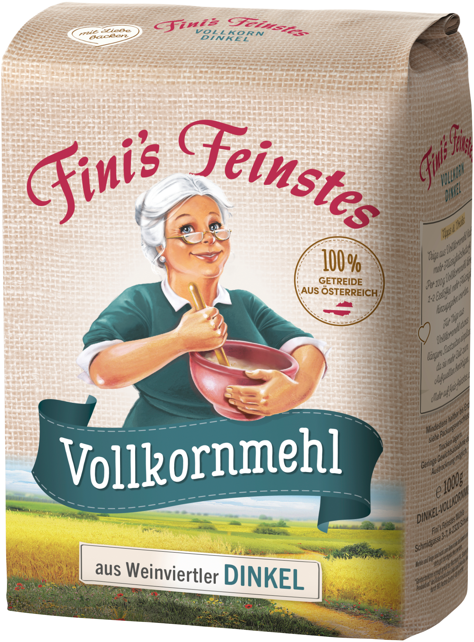 Bild zu Fini’s Feinstes Dinkelvollkornmehl