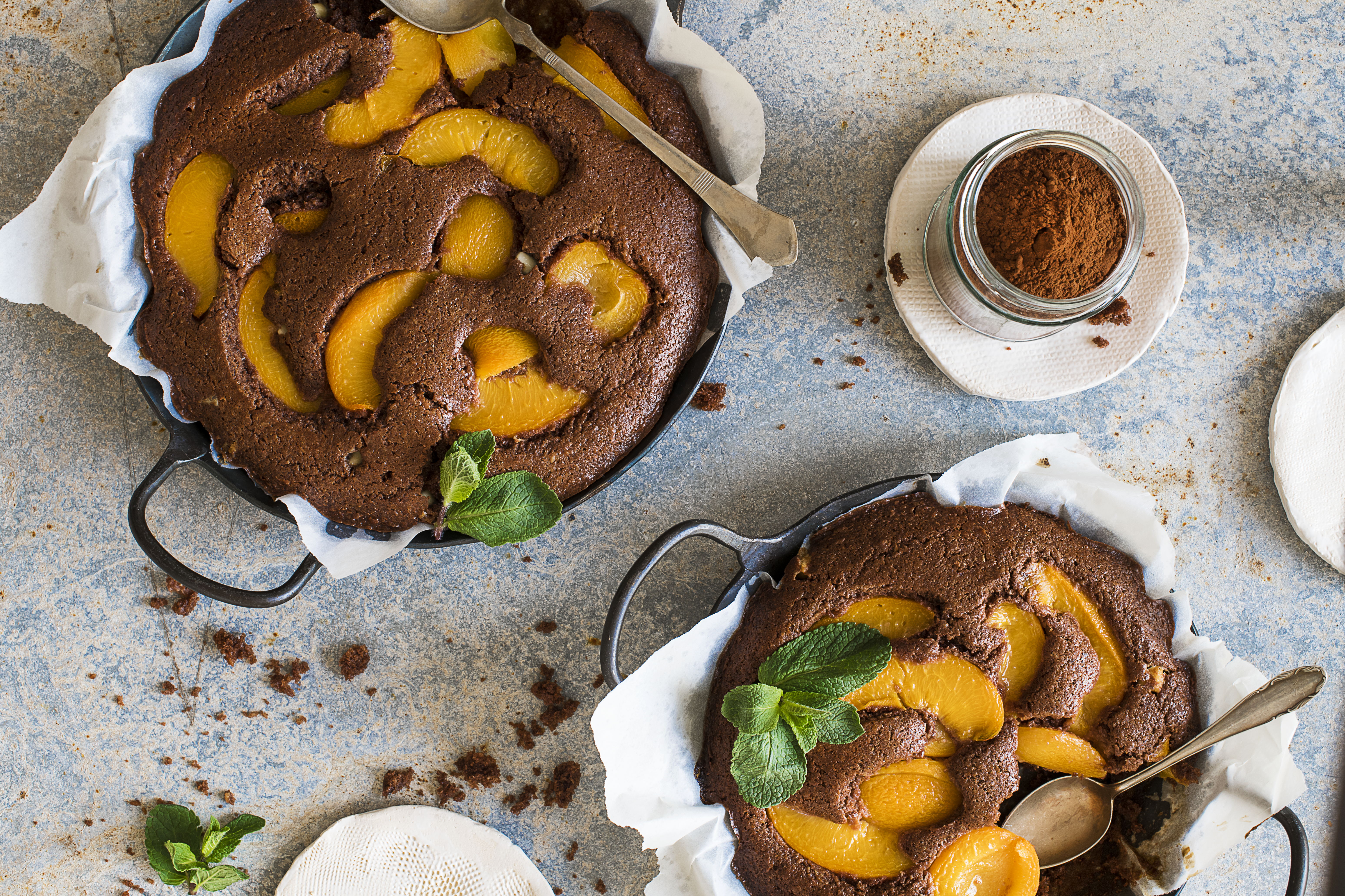 Bild zu Schokokuchen mit Marillen