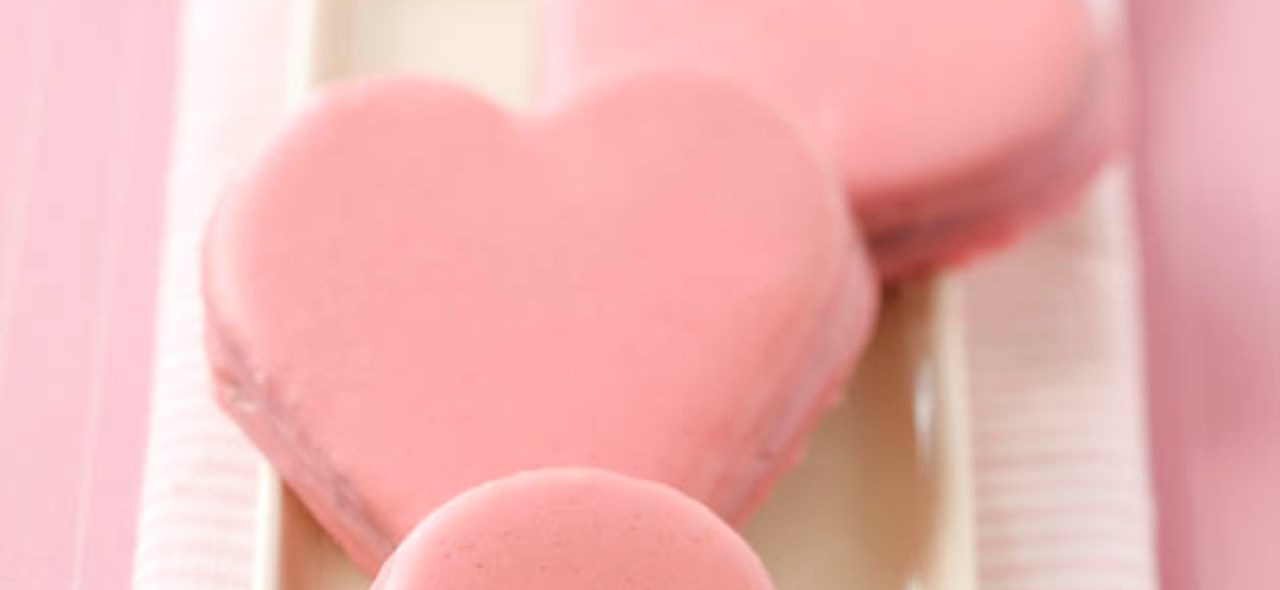 Bild zu Herz-Kekse mit Schokocreme-Füllung